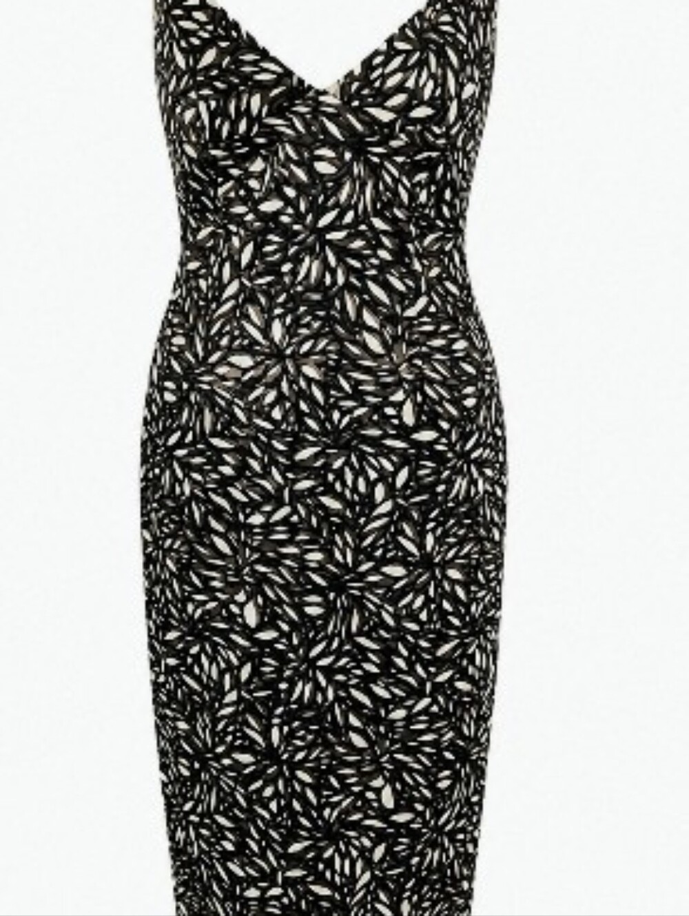 MILLY Brown And Cream Floral Sheath Dress - Classic Women's Dress